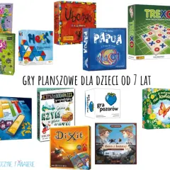 Najlepsze gry planszowe dla 7 latka, które rozweselą i uczą