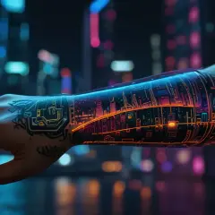 Jak przenieść klimat Night City na skórę z tatuażem Cyberpunk?