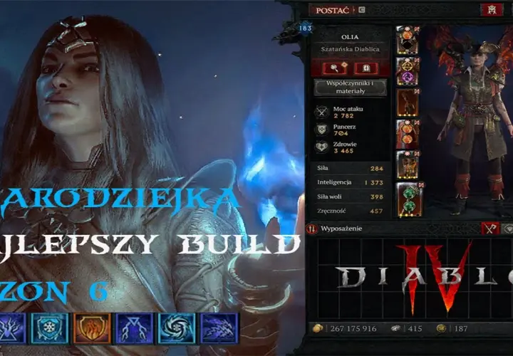 Czarodziejka w Diablo 4 - umiejętności i build przetrwania
