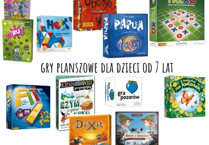 Najlepsze gry planszowe dla 7 latka, które rozweselą i uczą