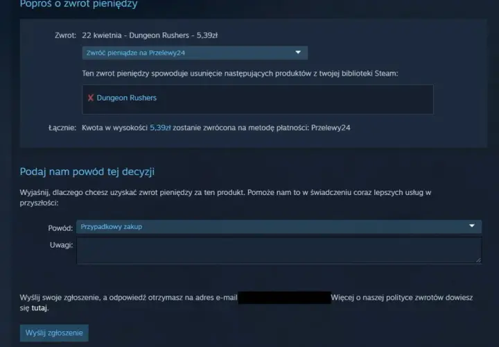 Ile dokładnie trwa zwrot pieniędzy na Steam? Sprawdź, czego się spodziewać