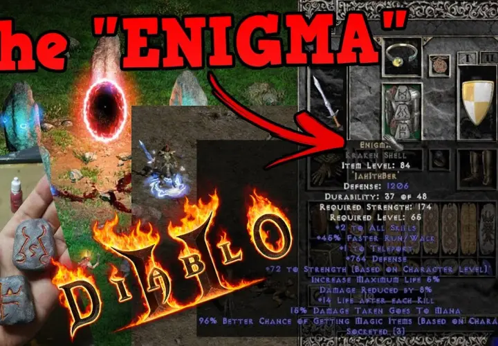 Enigma w Diablo 2 - jak zdobyć ten mityczny pancerz