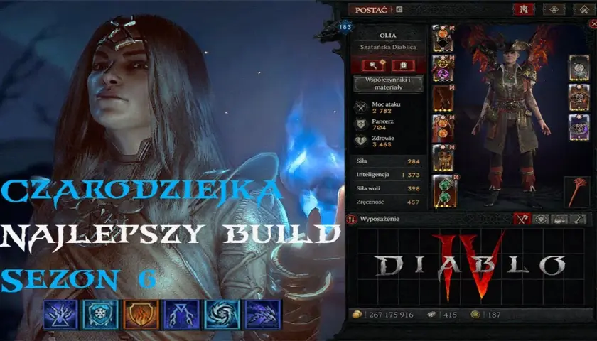 Czarodziejka w Diablo 4 - umiejętności i build przetrwania