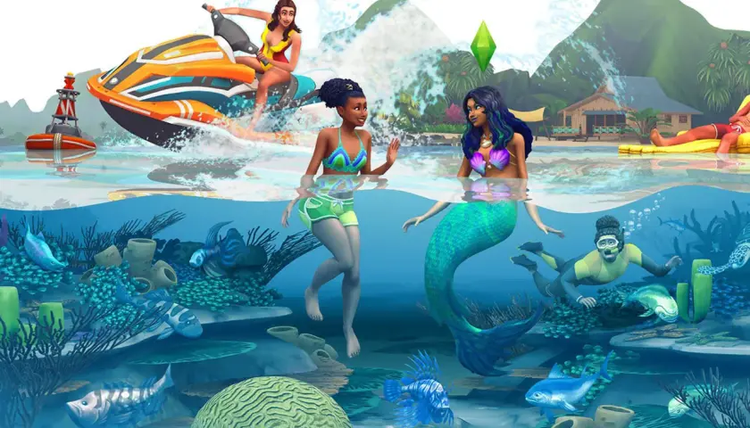 Jak zostać syreną w The Sims 4 wyspiarskie życie - pełna instrukcja transformacji