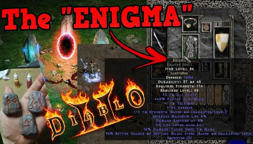 Enigma w Diablo 2 - jak zdobyć ten mityczny pancerz