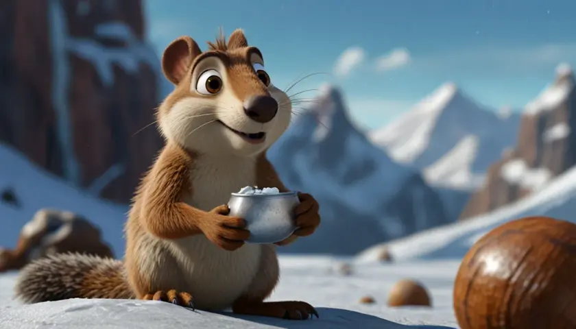 Jak sprytny wiewiór Scrat z Epoki lodowcowej podbił ekrany kin?