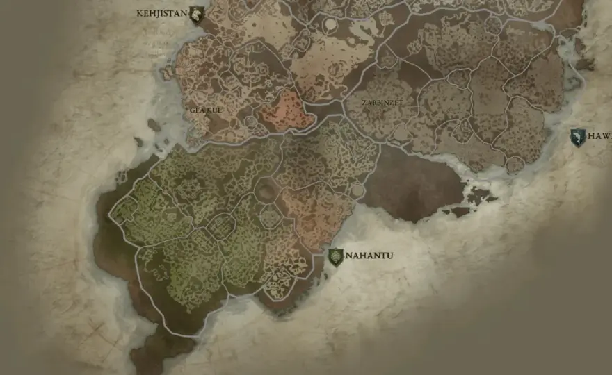 Mapa świata w Diablo 4 - co już wiemy o lokacjach?