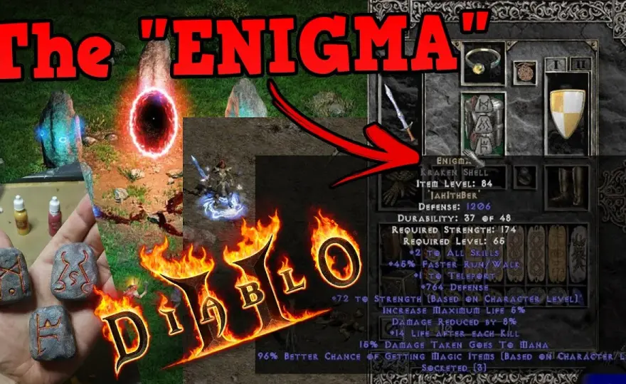 Enigma w Diablo 2 - jak zdobyć ten mityczny pancerz