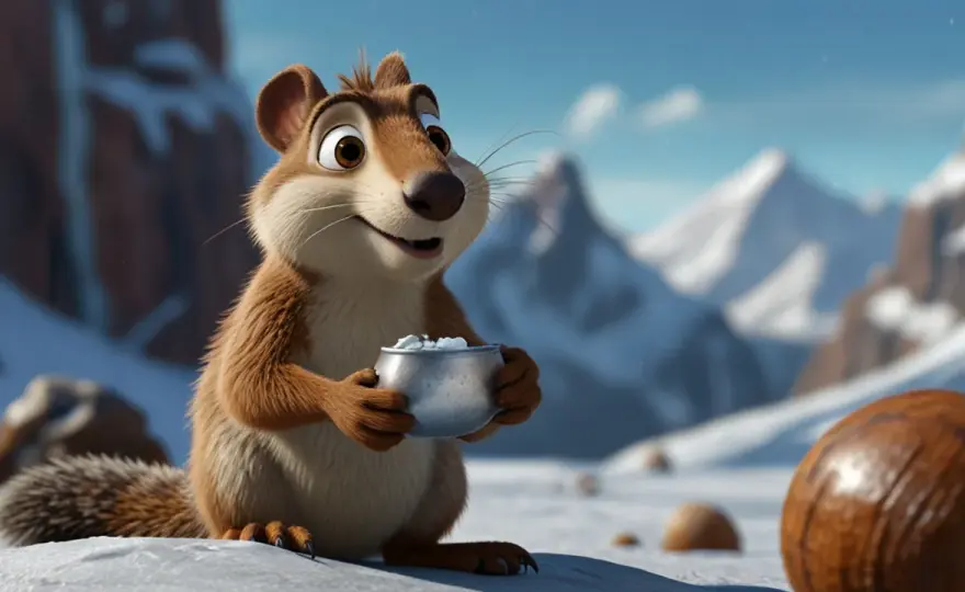 Jak sprytny wiewiór Scrat z Epoki lodowcowej podbił ekrany kin?